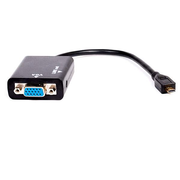 مبدل Micro HDMI به VGA به همراه خروجی صدا 