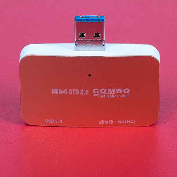 هاب دوبل OTG + USB مدل T-699A
