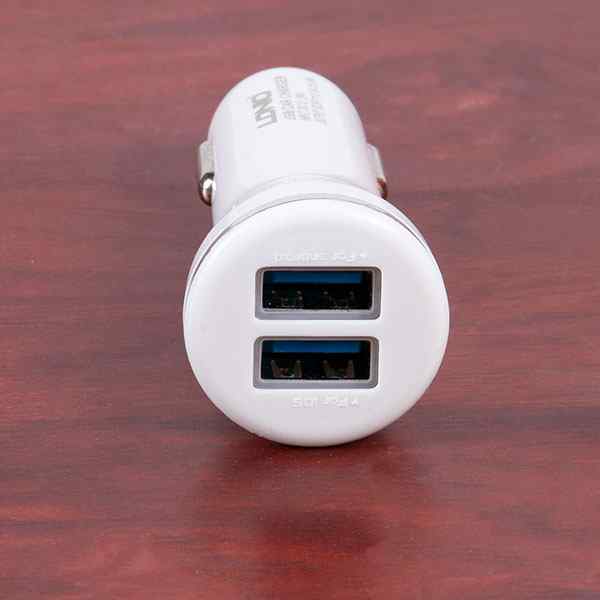 شارژر فندکی الدینیو مدل DL-C23 همراه با کابل MicroUSB