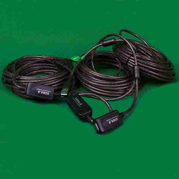 کابل افزایش طول آی سی دار USB 2.0 به طول 25 متر