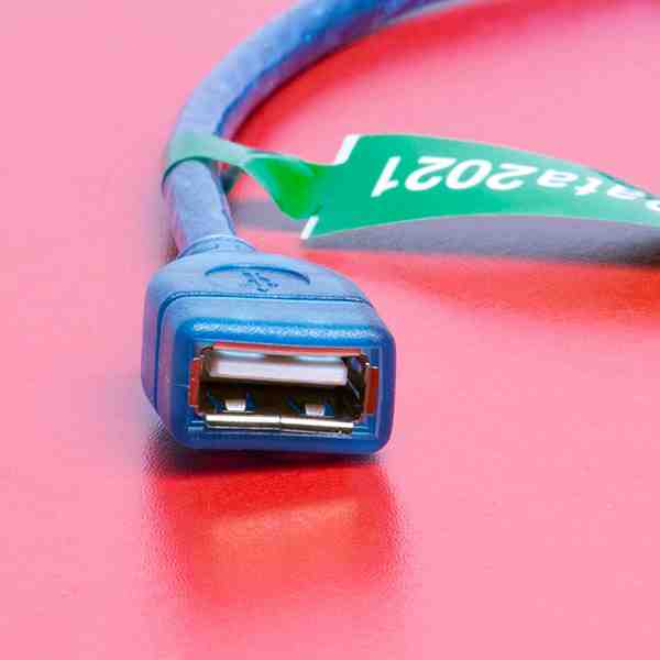کابل miniusb به USB مادگی 30 سانتی متری