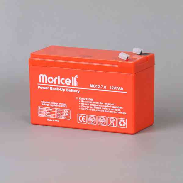 باتری مخصوص دزدگیر و سانترال Moricell مدل 12 ولت 7 آمپر ساعت
