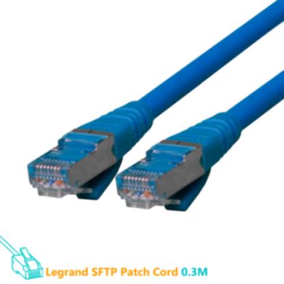 پچ کورد CAT6 SFTP لگرند به طول 30 سانتی متر دارای تست فلوک