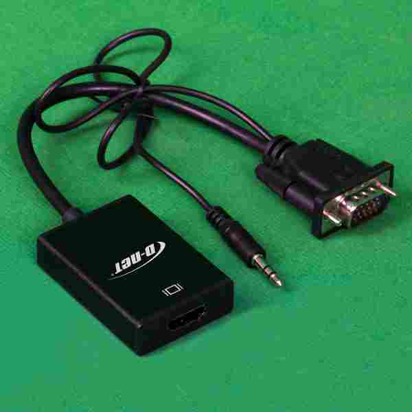 تبدیل VGA به HDMI با خروجی صدا دی نت