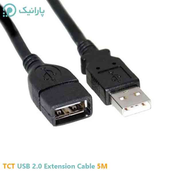 کابل USB 2.0 افزایش طول تی سی تی 5 متری 