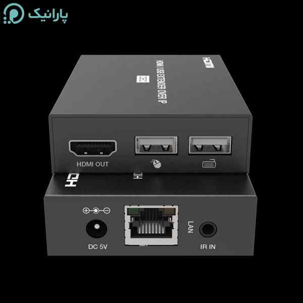 افزايش HDMI KVM تحت شبکه TCP/IP تا 150 متر H.265 فرانت
