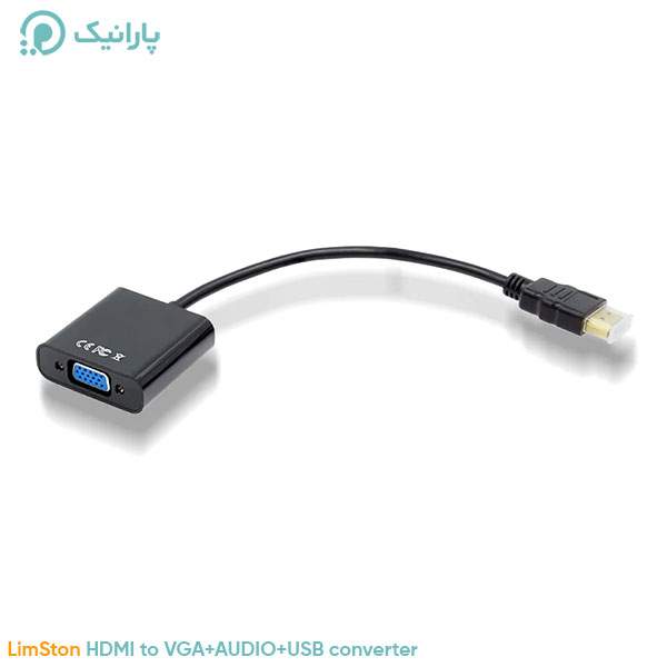 مبدل HDMI به VGA همراه صدا با کيفيت HD لیمستون