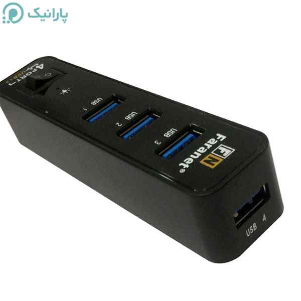 هاب 4 پورت USB 3.0 فرانت کلیددار