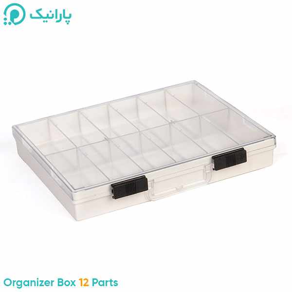 جعبه قطعات کریستالی 1 طبقه 12 خانه